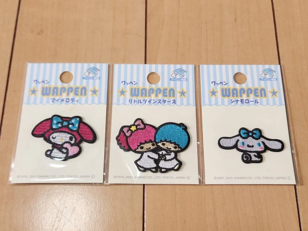 サンリオ ワッペン3点セット
