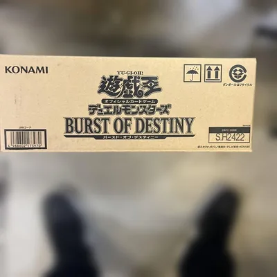 遊戯王 BURST OF DESTINY 未開封カートン