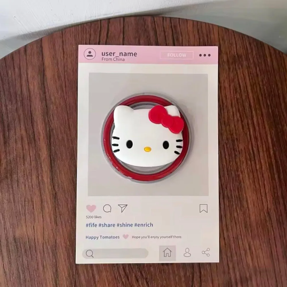 magsafe アクセサリー キティ スマホグリップ