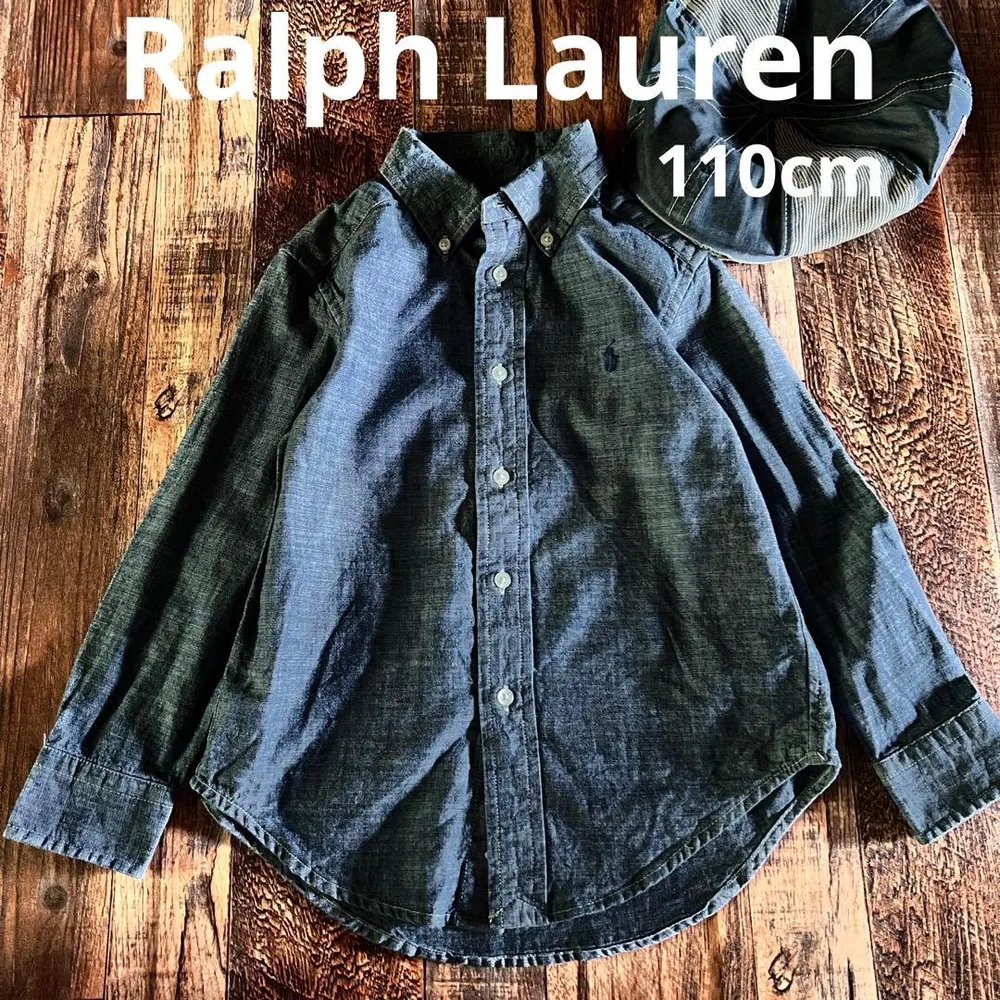Ralph Lauren 長袖シャツ 110cm ボタンダウン