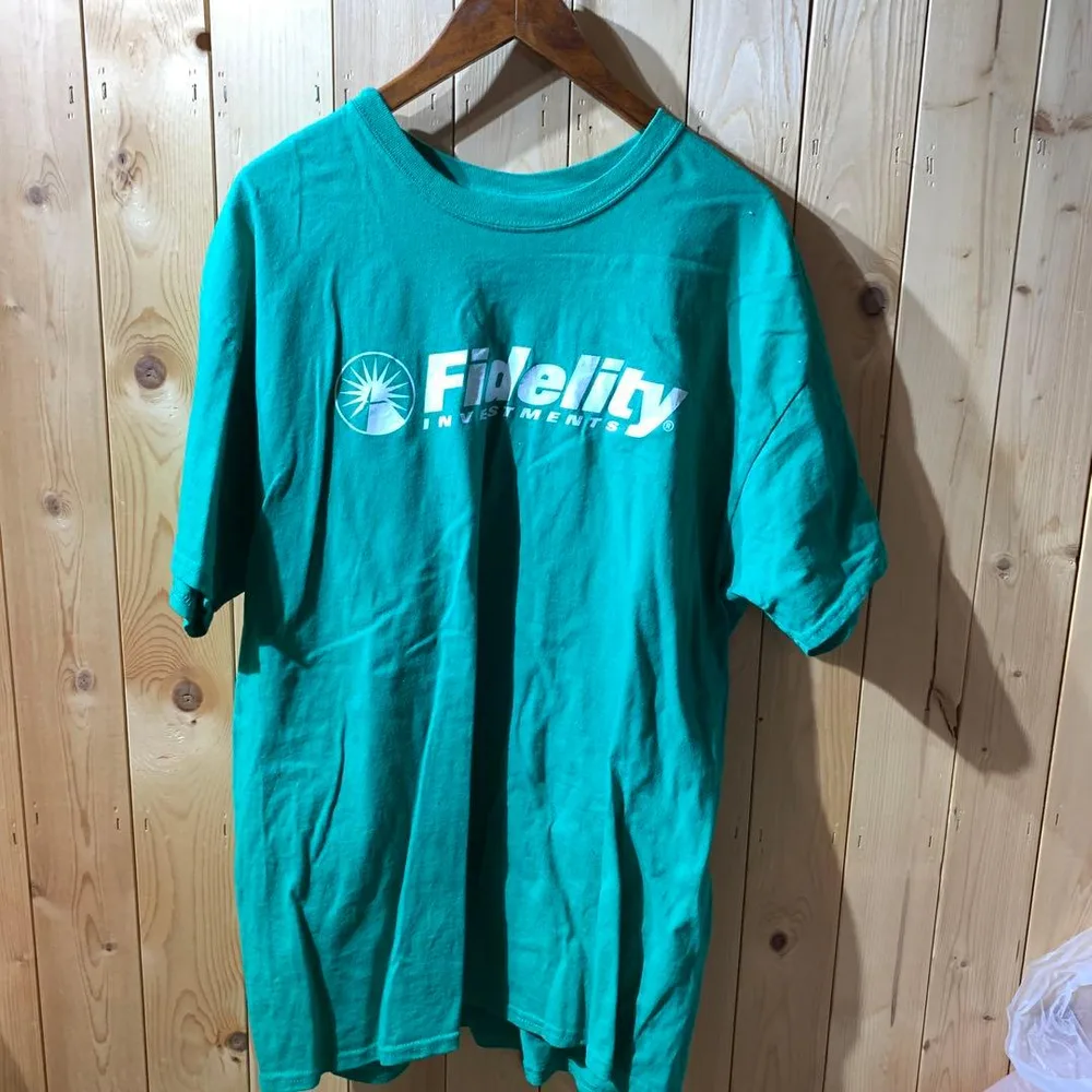 F27 US古着 Fidelity Tシャツ グリーン XL