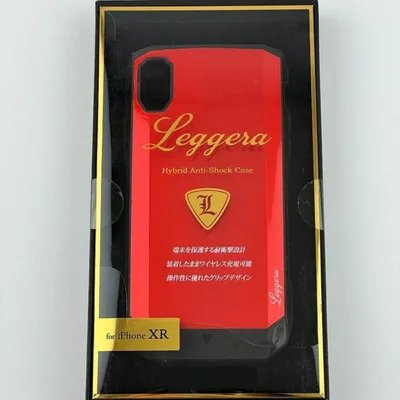 新品 iPhone XR スマホ スポーツカー スリム 赤 ケース レッド 保護