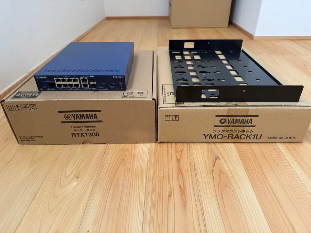 YAMAHA RTX1300 ラックマウントキット YMO-RACK1U