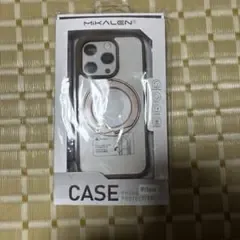 MIKALEN iPhone 15 Pro用ケース ストラップ付き
