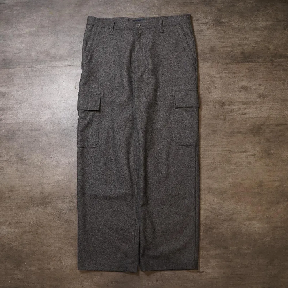 【かなり珍】00s UAE製 OLD GAP ウール カーゴパンツ W34