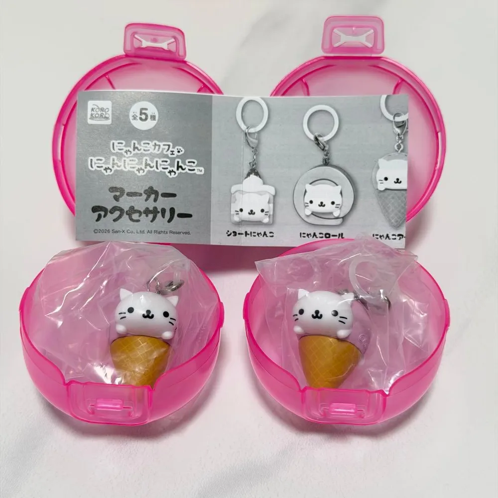 にゃんこカフェ にゃんにゃんにゃんこ マーカーアクセサリー にゃんこアイス ×2