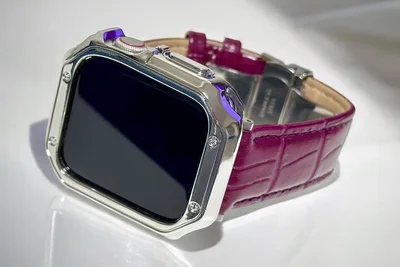 M4☆アップルウォッチバンド レザーベルト Apple Watchカバー