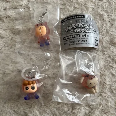 クレヨンしんちゃん ぶりぶりざえもん着ぐるみ めじるしアクセサリー 3個セット