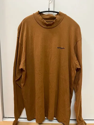Carhartt ブラウン 長袖Tシャツ S