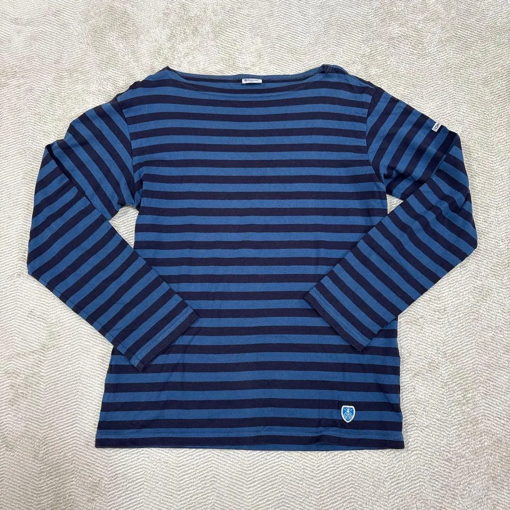 【Bshop】 ORCIVALオーシバル 長袖カットソーボーダー日本製 サイズ③