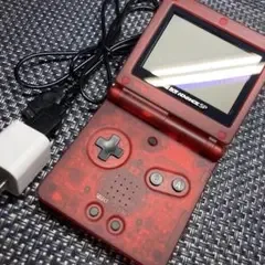 【動作確認済】ゲームボーイアドバンスSP クリアレッド 赤