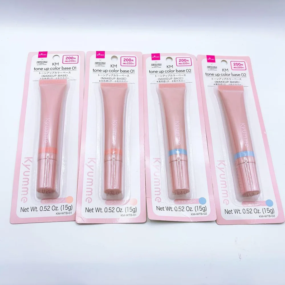 Kyumme KM トーンアップカラーベース 01 02 4本セット