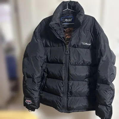 90's ヴィンテージ Bear USA ダウンジャケット ブラック Lサイズ