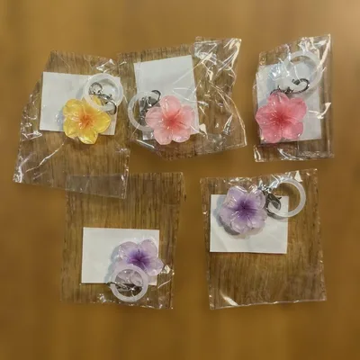 ハイビスカス めじるしアクセサリー チャーム まとめ売り ハイビスカスチャーム