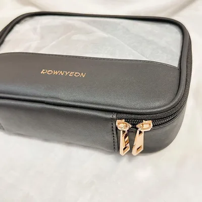 ⭐️新品⭐️ポーチ 透明 メイク コスメ ブラック 出張 旅行