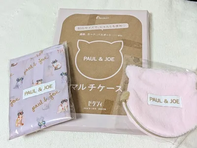 新品未使用未開封 PAUL & JOE エコバッグ マルチケース付