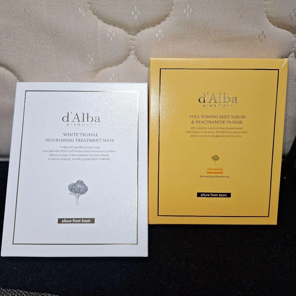 未使用ダルバd'Alba モデリングマスク 2種ホワイトトリュフ ビタトーニング