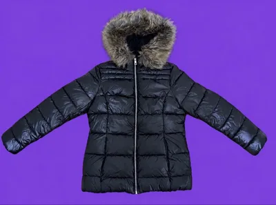 ファーダウンジャケット 平成 Archive swag y2k ギャル 光沢