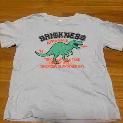 キッズ 半袖Tシャツ 恐竜柄
