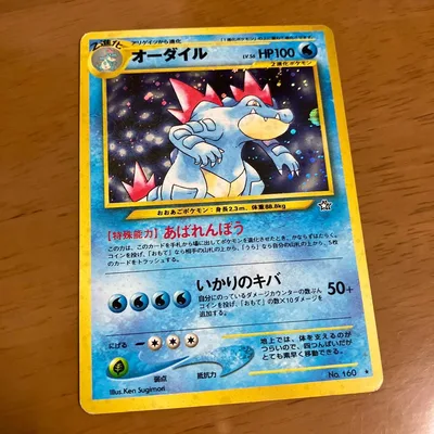 オーダイル 旧裏 ホロ仕様・キラ ポケモンカード