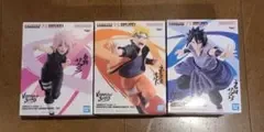 当日発送NARUTOVIBRATIONSTARSナルトサスケサクラフィギュア3個