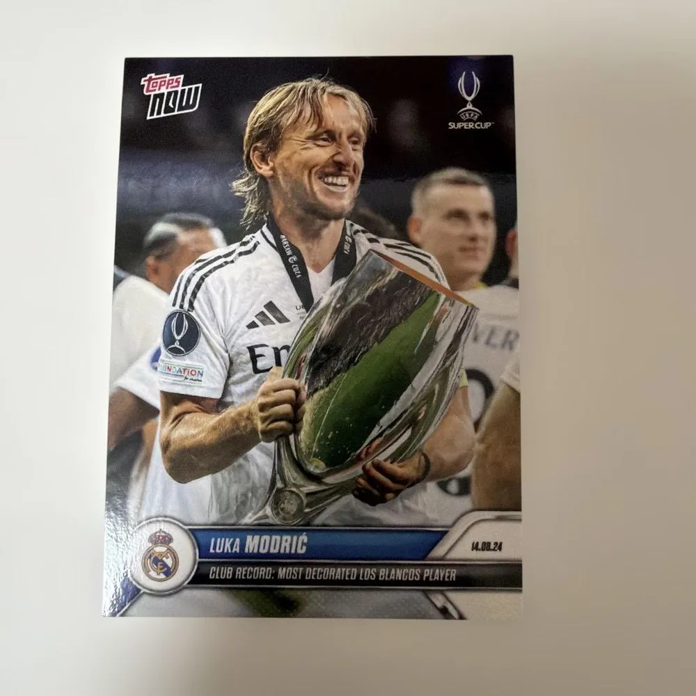 Topps Now Luka Modric 記念カード