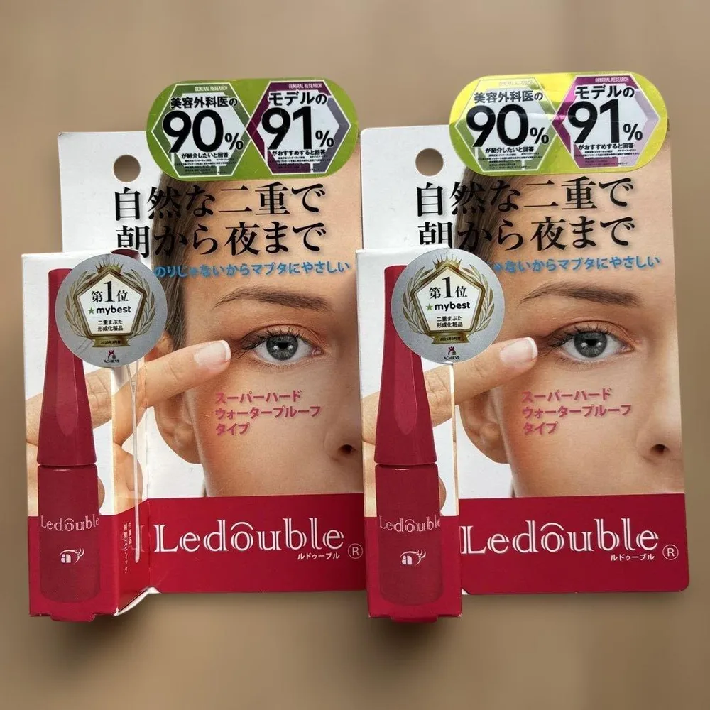 【新品2個】ルドゥーブル 二重まぶた スーパーハード ウォータープルーフ 4ml