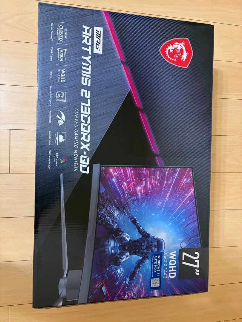 湾曲27インチ MSI 273CQRX-QD WQHD 240hz