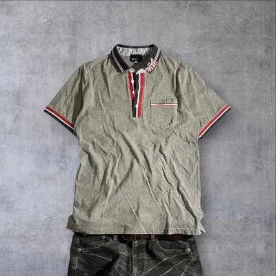archive union Jack polo shirt y2k swag