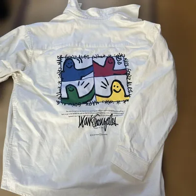 MARK GONZALES 長袖シャツ ホワイト M