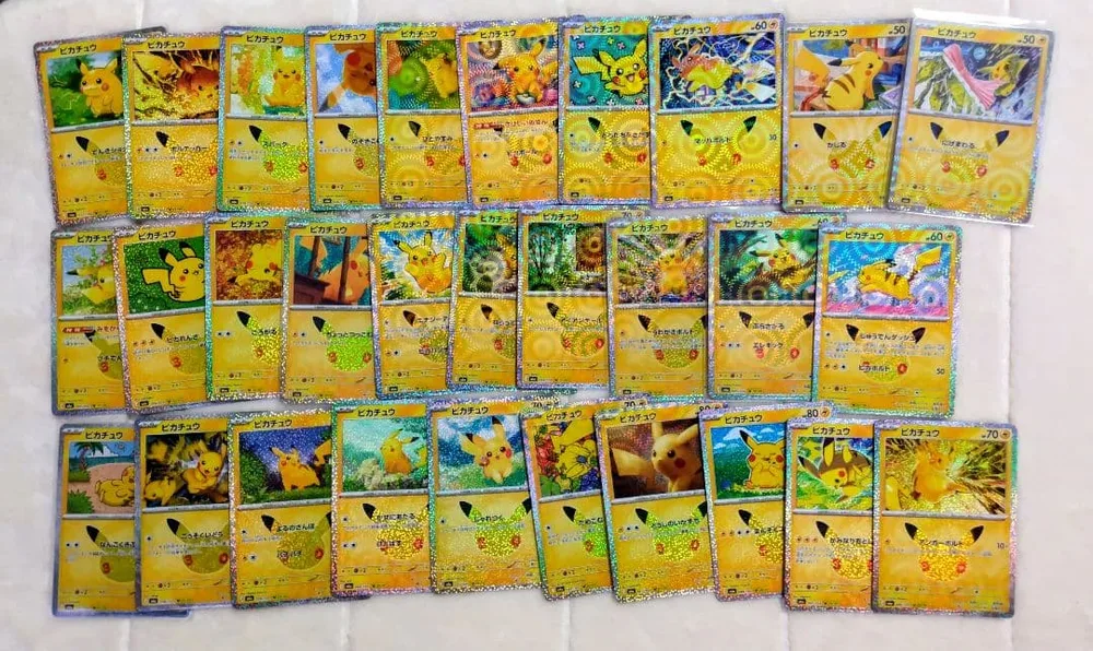 ポケカ 30th ピカチュウ30種コンプ エネルギー各8枚まとめ売り