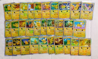ポケカ 30th ピカチュウ30種コンプ エネルギー各8枚まとめ売り