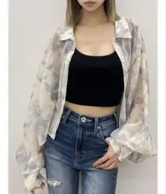 GYDA❤︎シアーショートシャツ