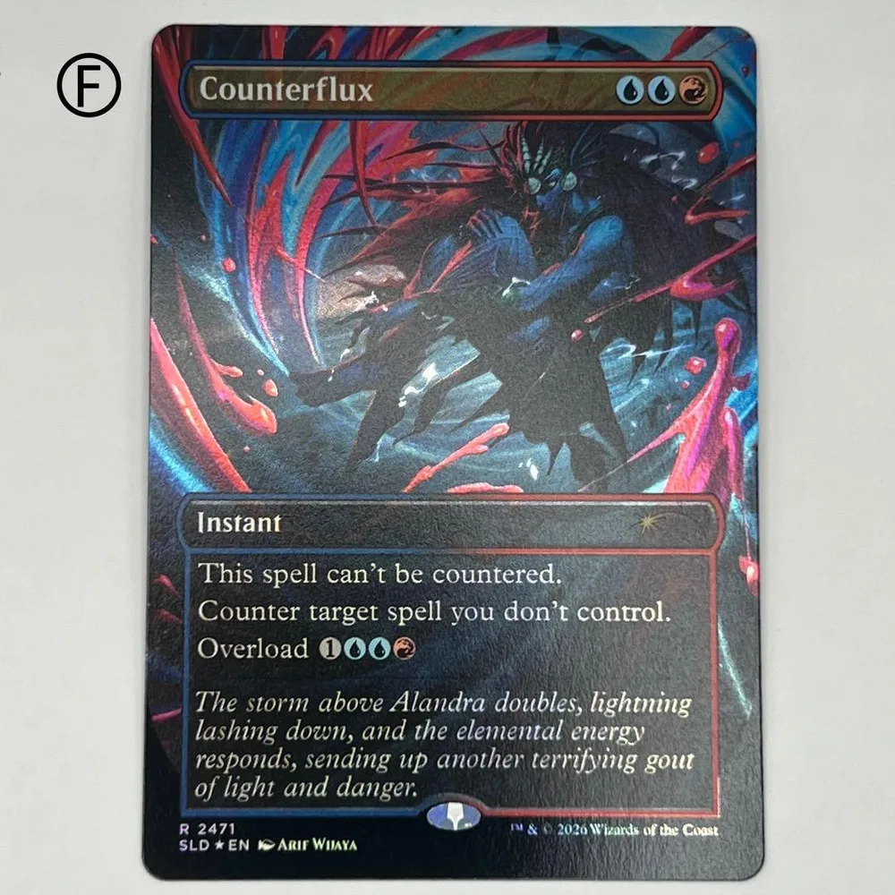 MTG 対抗変転/Counterflux ボーダーレス foil 英語 SLD