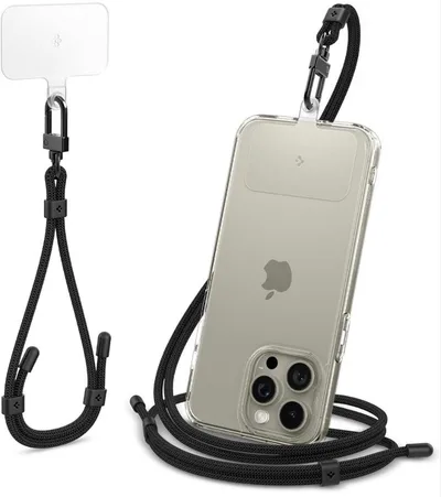 スマホショルダー クロスボディ + リストストラップ セット