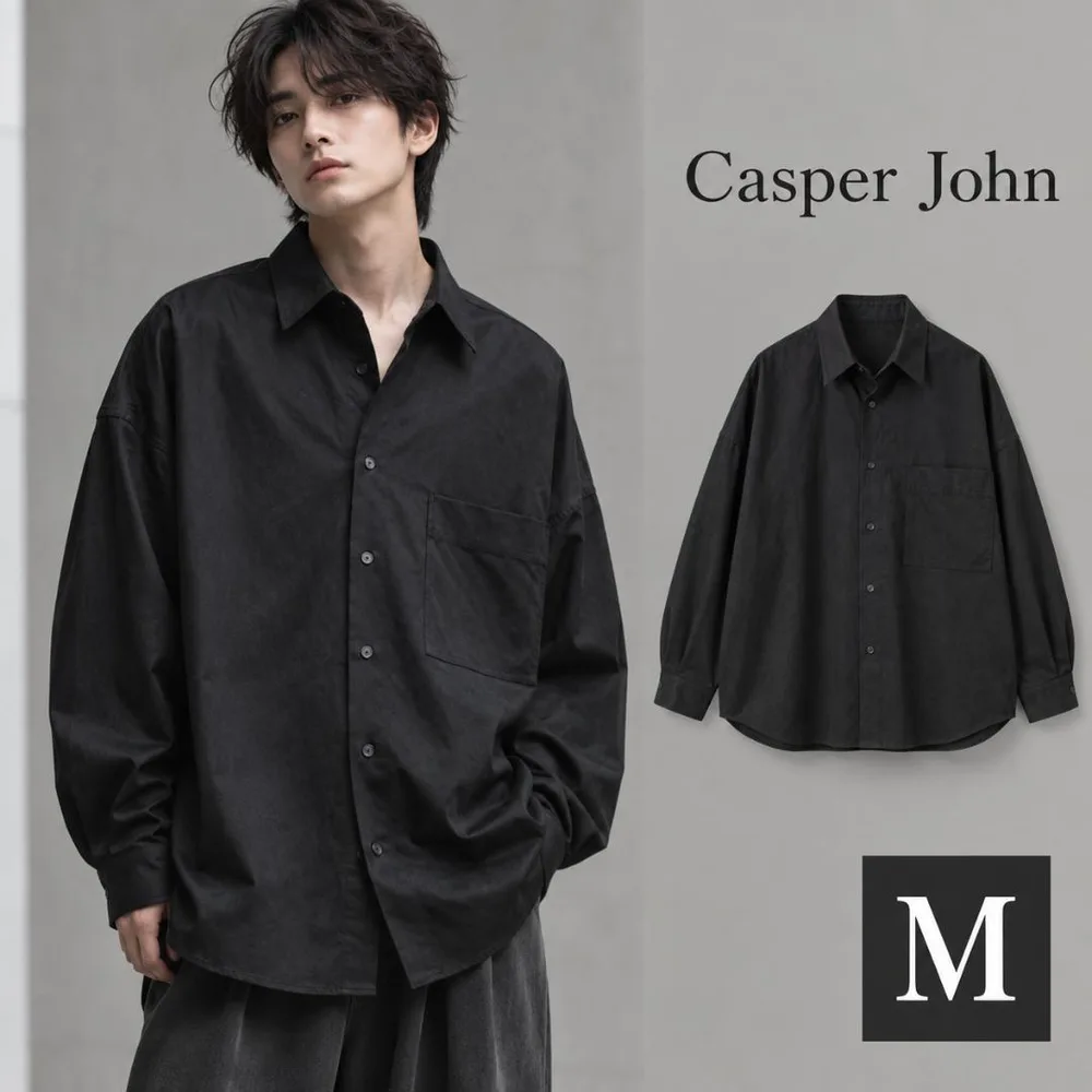 Casper John 春秋 きれいめ/モード オーバーシャツ M