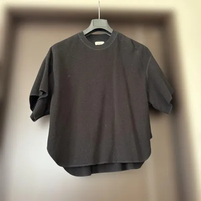 BLAMINK ブラミンク ワッフルTシャツ ブラック 38
