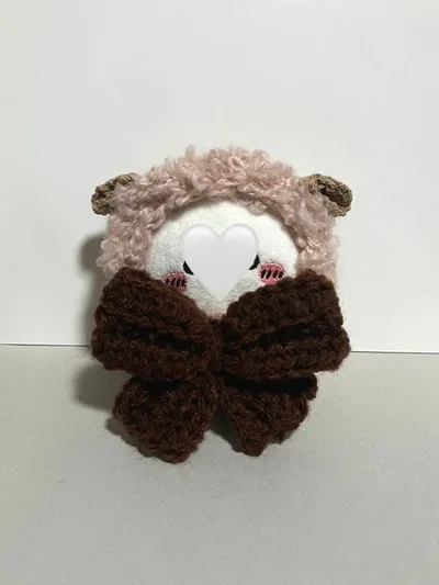ぬい用 帽子 おすわりぬいぐるみ ちいかわ ボンネット ひつじ 被り物
