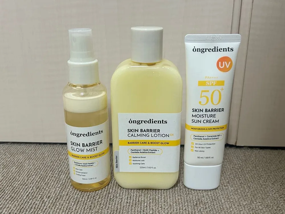 ongredients スキンバリア ローション&ミスト&サンクリーム