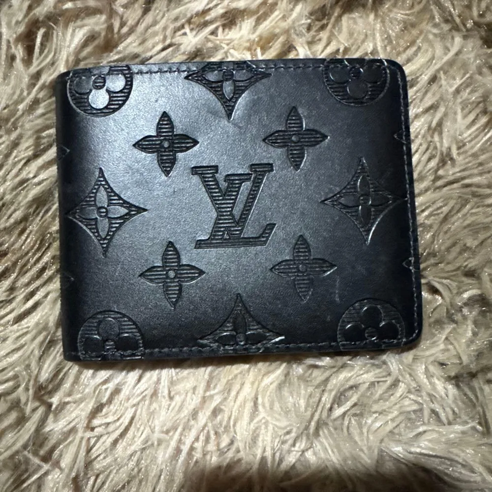 LOUIS VUITTON モノグラム 二つ折り財布 ブラック