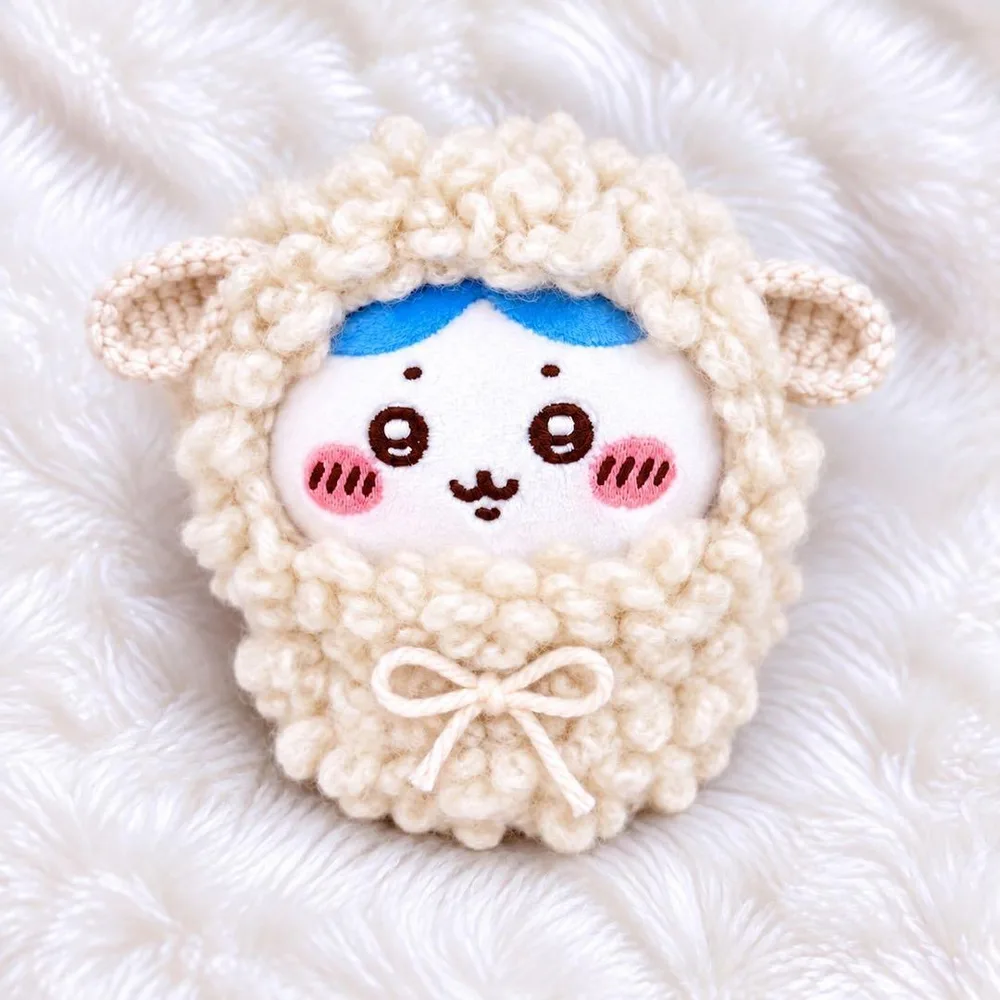 ハンドメイド ちいかわ おすわりぬいぐるみ ひつじ着ぐるみ ぬい服