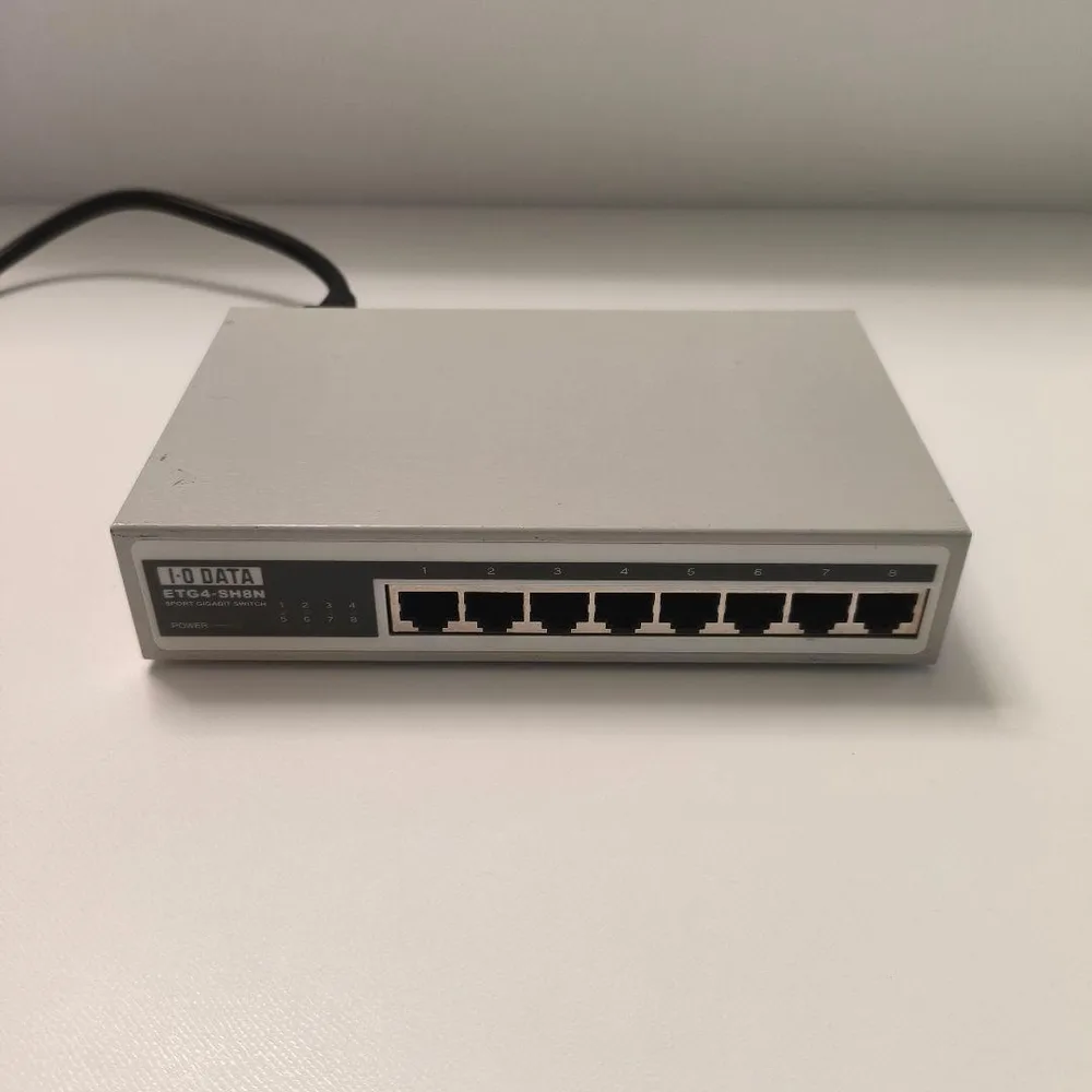 I-O DATA 8ポート ギガビットスイッチングハブ ETG4-SH8N