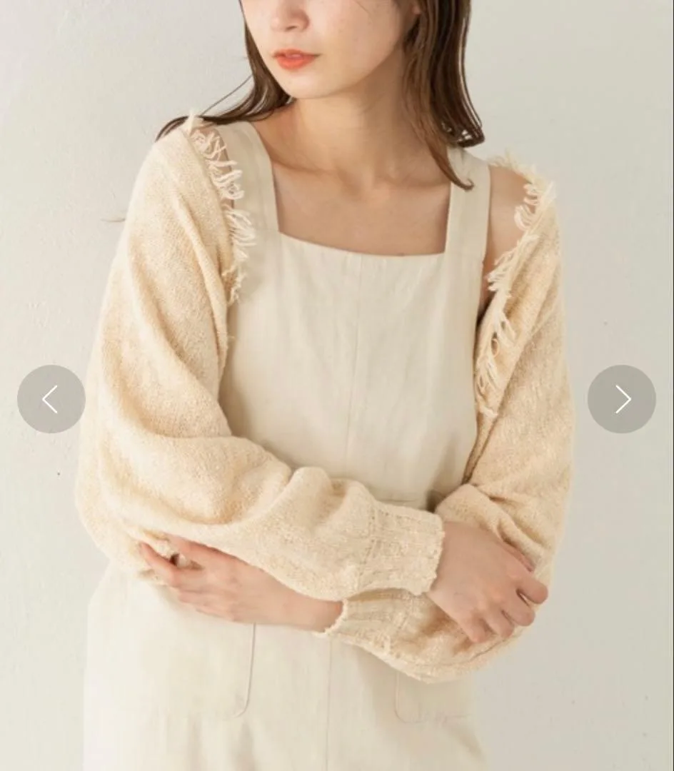 【新品】kastane フリンジニットボレロ