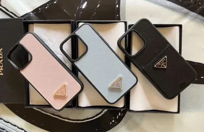 PRADA iPhone ケース サフィアーノレザー 15ProMAX