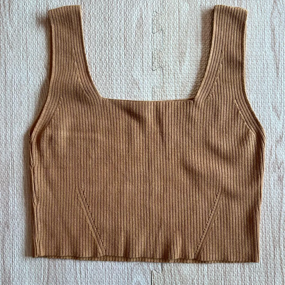 【BEAUTY&YOUTH UNITED ARROWS】オレンジニットビスチェ