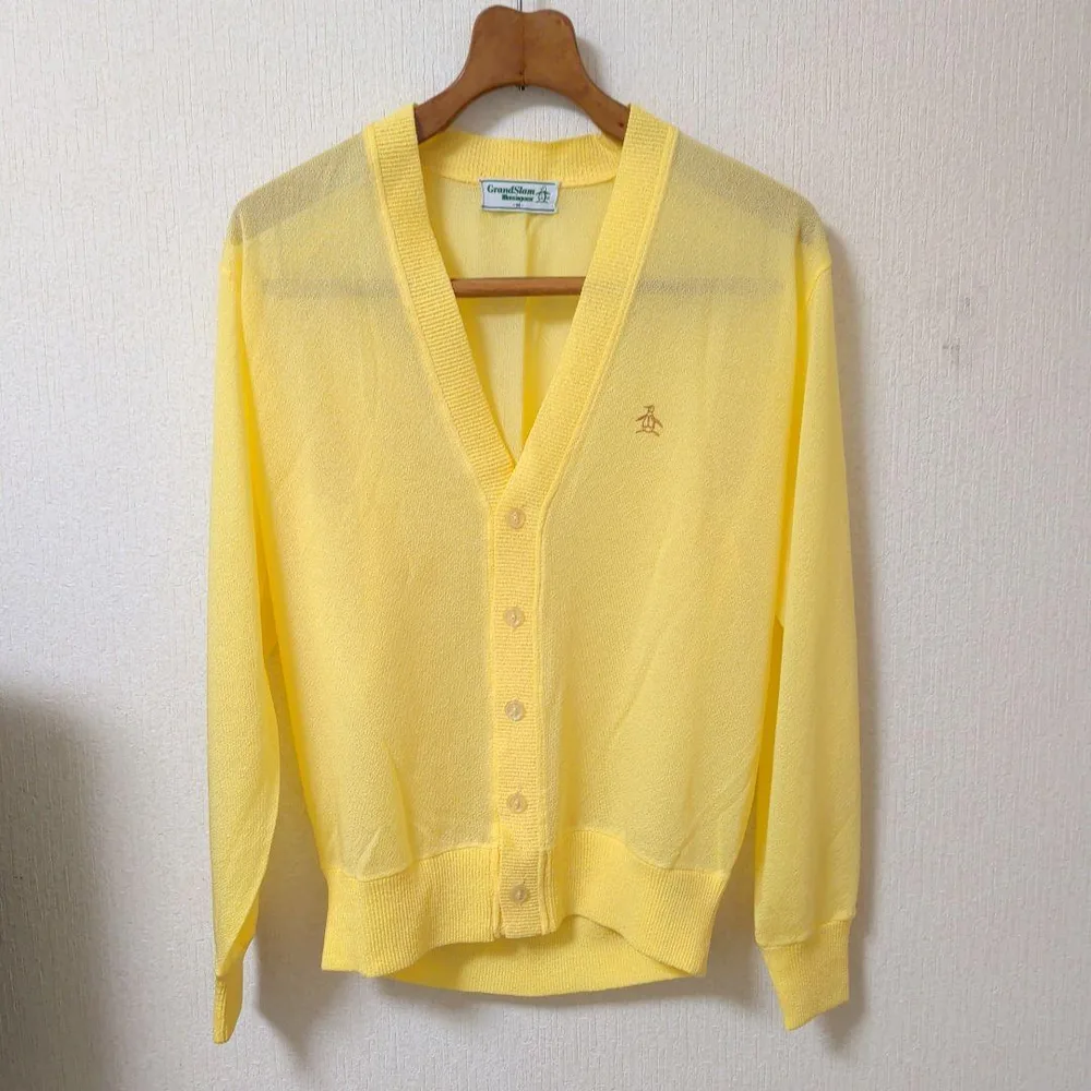 GrandSlam Munsingwear カーディガン イエロー M