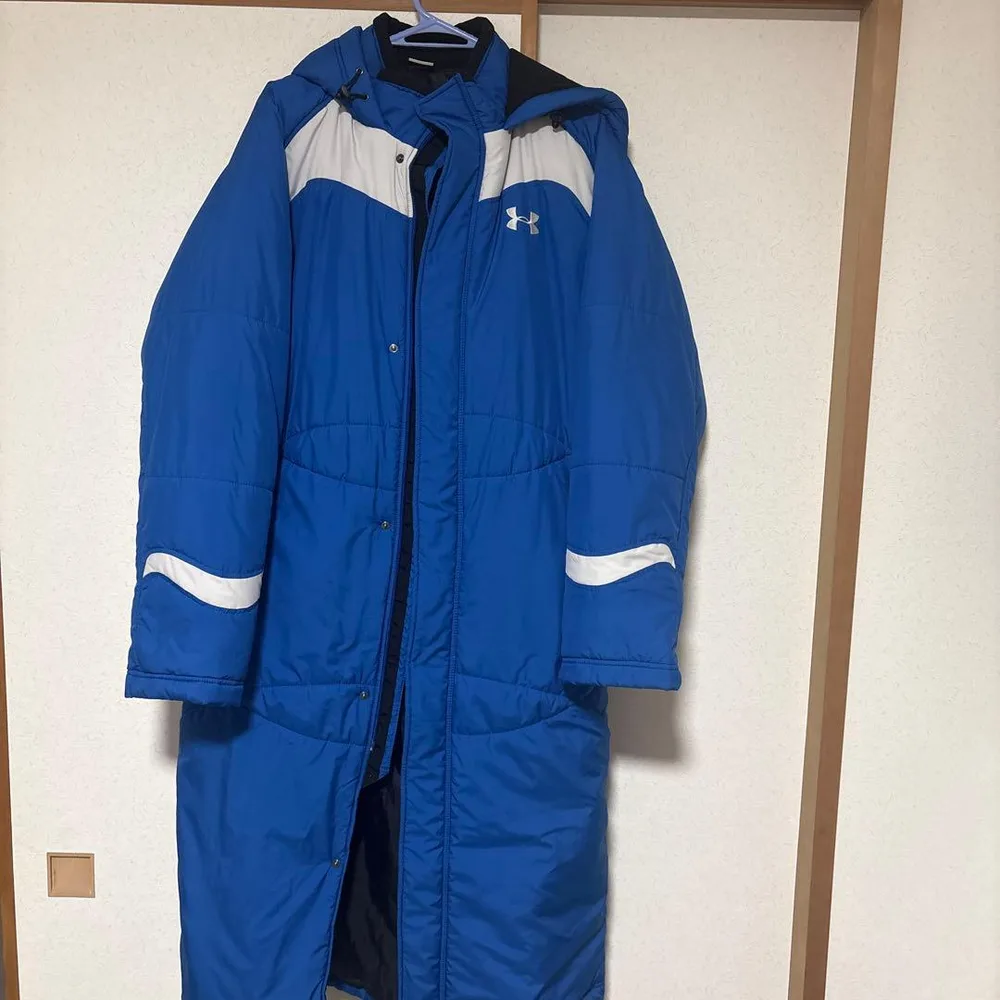 美品⭐︎UNDER ARMOUR ベンチコート XL ブルー