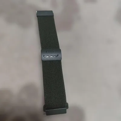 スマートウォッチ用 交換バンド カーキ色22mm