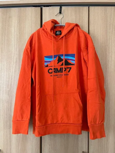 CAMP7 オレンジ フーディ X-LARGE