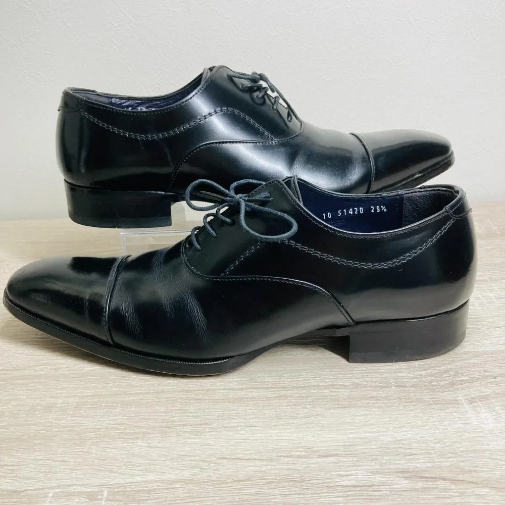 CERVINO セルビノ レザー ストレートチップ シューズ 25.5cm